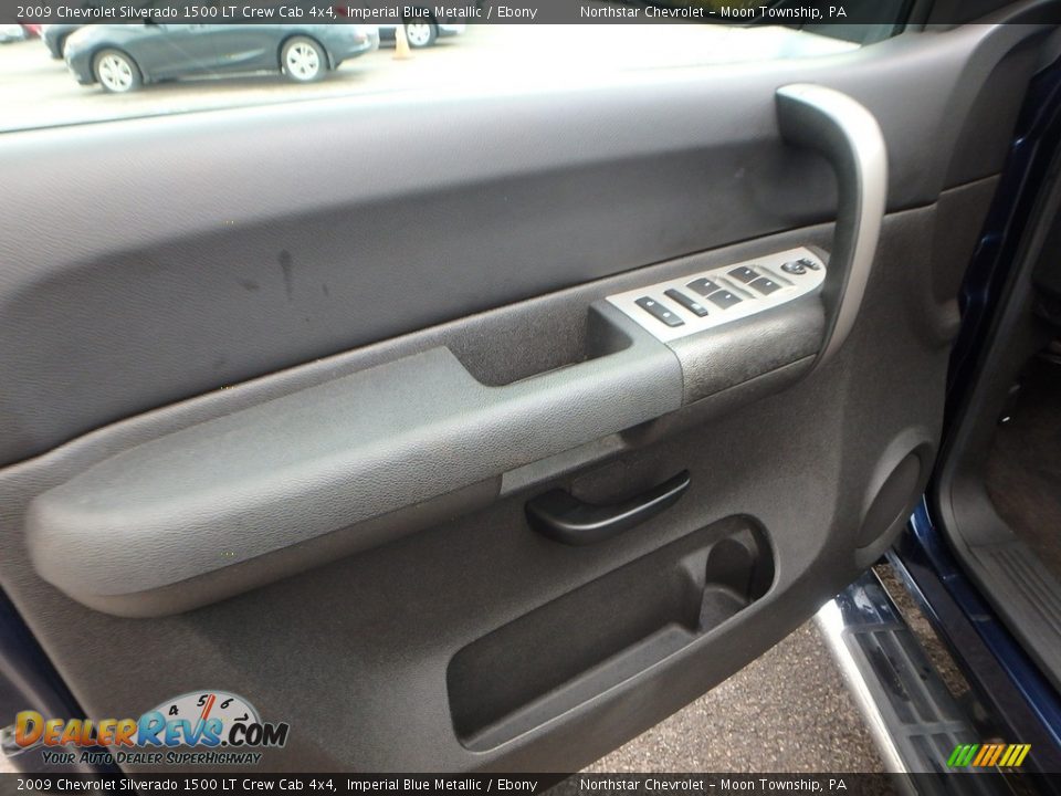 2009 Chevrolet Silverado 1500 LT Crew Cab 4x4 Imperial Blue Metallic / Ebony Photo #11