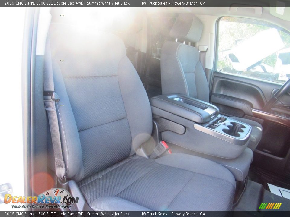 2016 GMC Sierra 1500 SLE Double Cab 4WD Summit White / Jet Black Photo #11