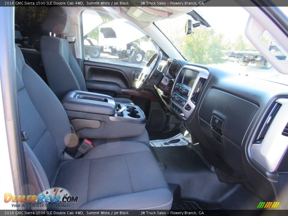 2016 GMC Sierra 1500 SLE Double Cab 4WD Summit White / Jet Black Photo #13