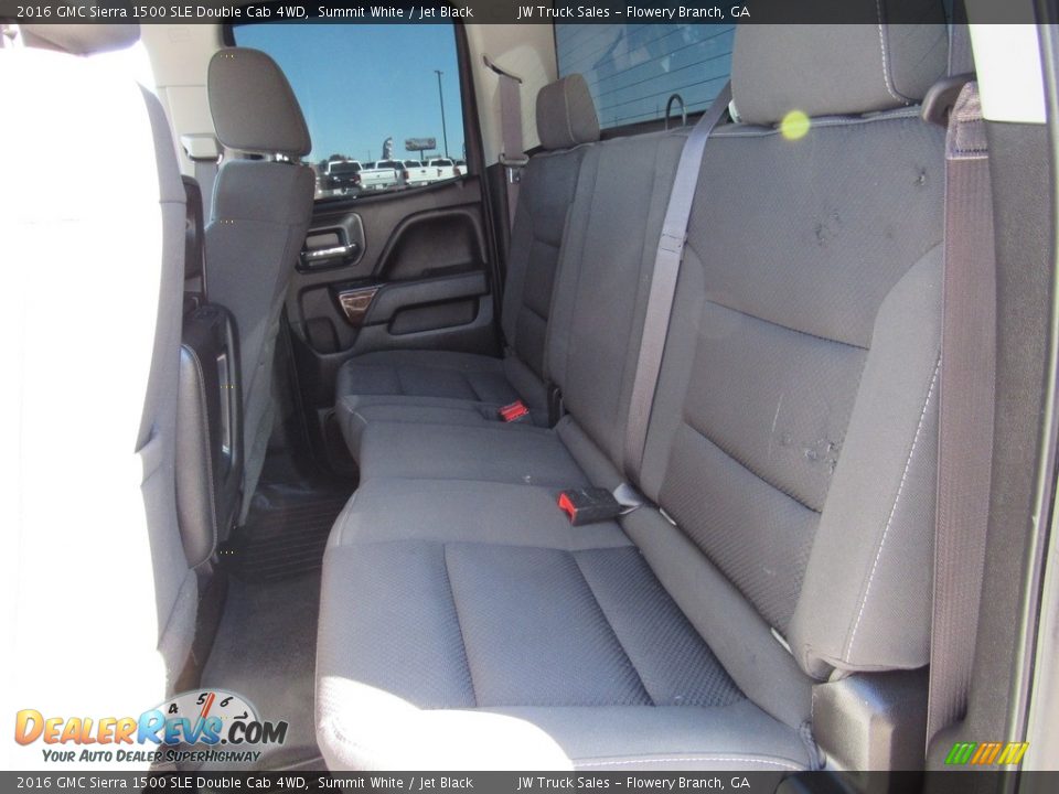 2016 GMC Sierra 1500 SLE Double Cab 4WD Summit White / Jet Black Photo #26
