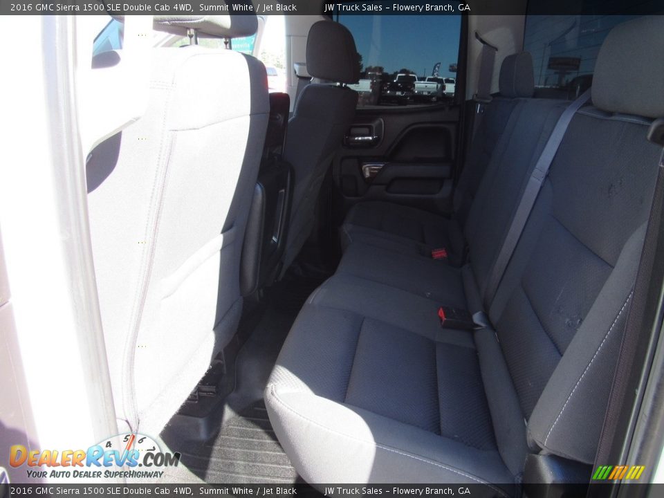 2016 GMC Sierra 1500 SLE Double Cab 4WD Summit White / Jet Black Photo #27