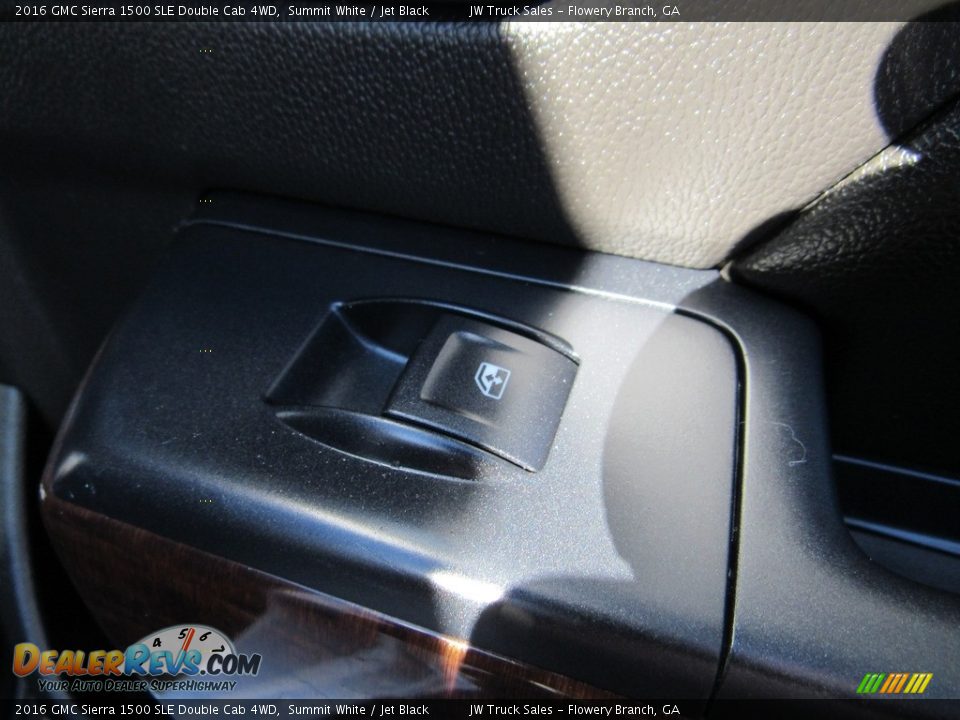 2016 GMC Sierra 1500 SLE Double Cab 4WD Summit White / Jet Black Photo #29