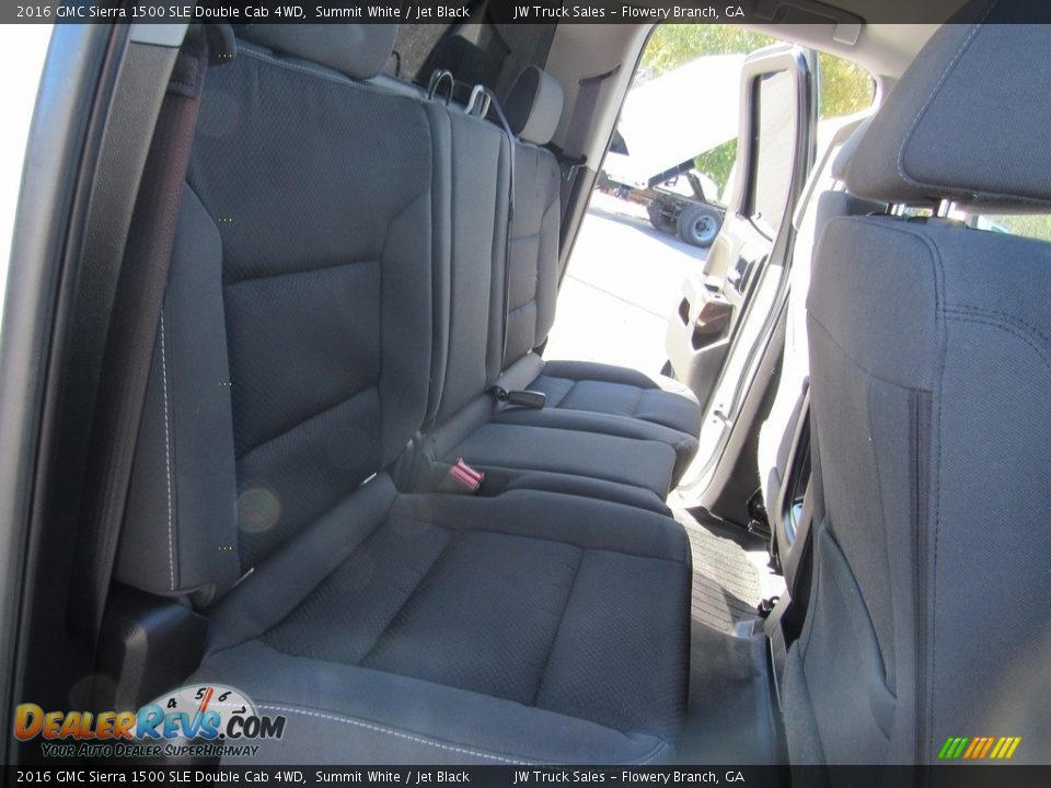 2016 GMC Sierra 1500 SLE Double Cab 4WD Summit White / Jet Black Photo #30
