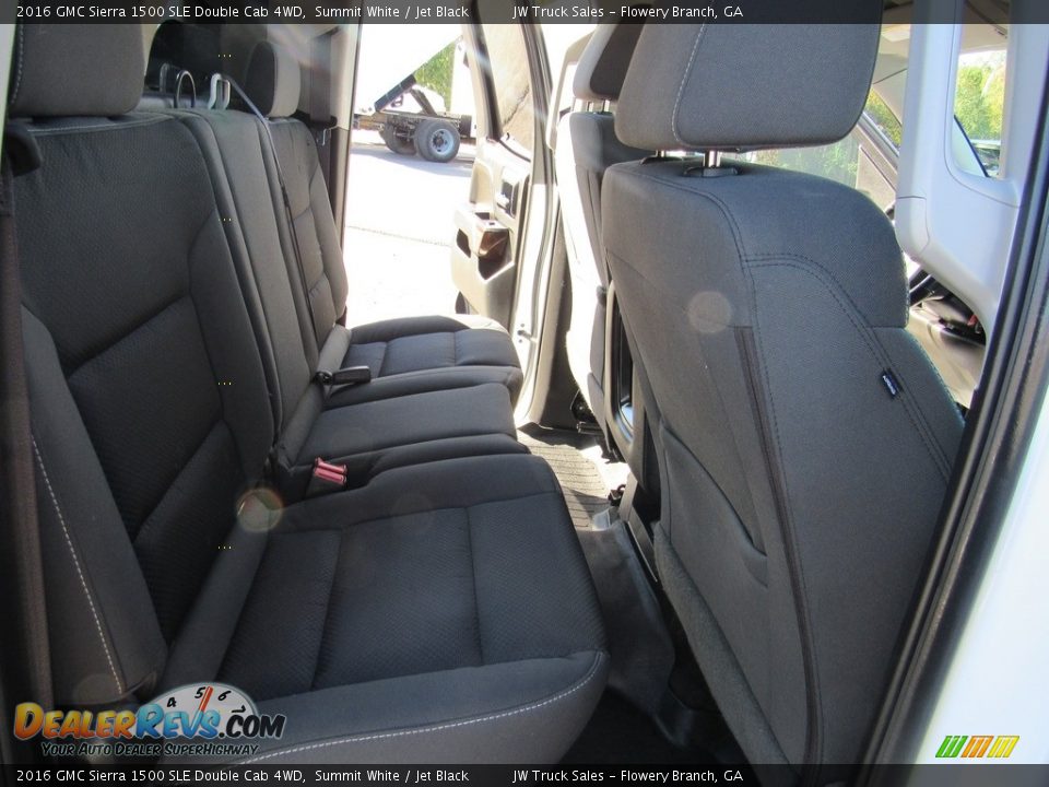 2016 GMC Sierra 1500 SLE Double Cab 4WD Summit White / Jet Black Photo #31