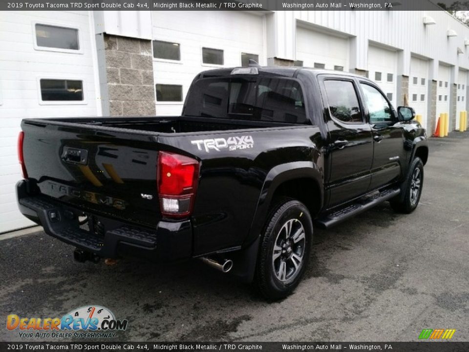 2019 Toyota Tacoma TRD Sport Double Cab 4x4 Midnight Black Metallic / TRD Graphite Photo #3