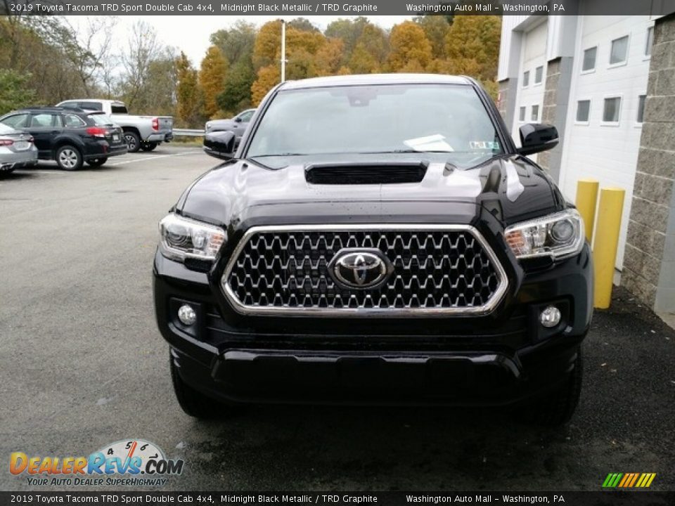 2019 Toyota Tacoma TRD Sport Double Cab 4x4 Midnight Black Metallic / TRD Graphite Photo #6