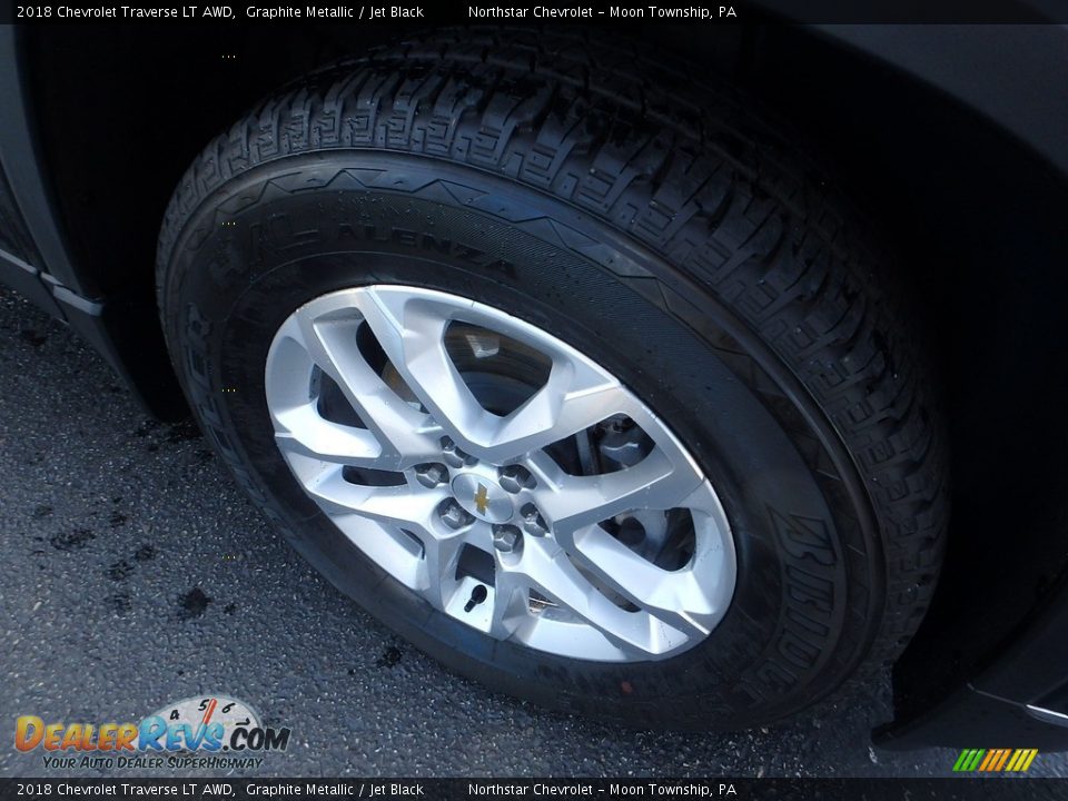 2018 Chevrolet Traverse LT AWD Graphite Metallic / Jet Black Photo #13
