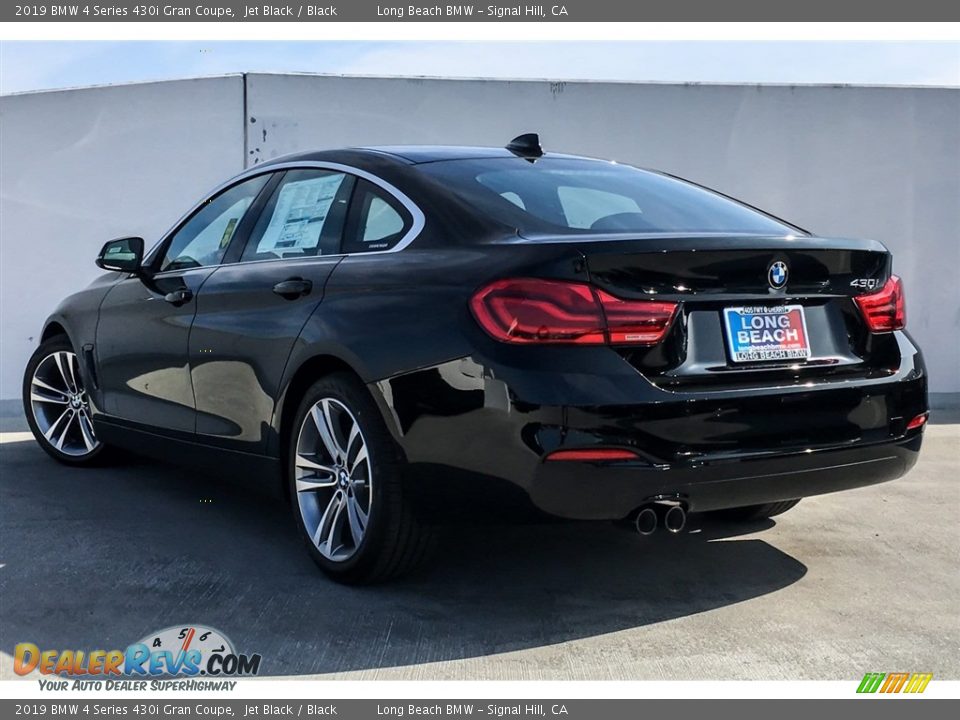 2019 BMW 4 Series 430i Gran Coupe Jet Black / Black Photo #2