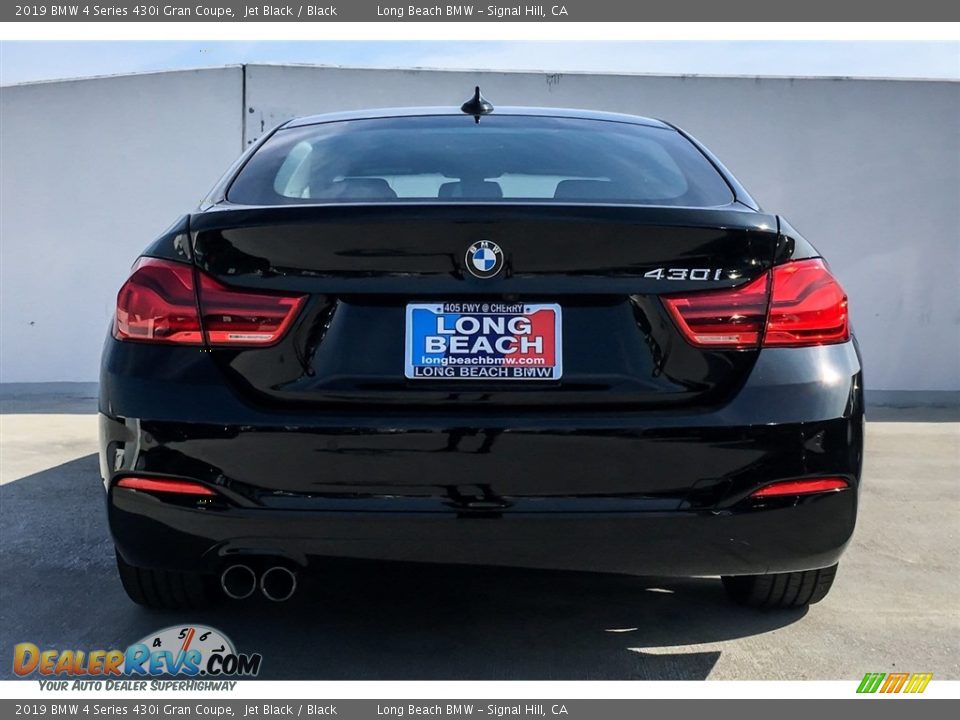 2019 BMW 4 Series 430i Gran Coupe Jet Black / Black Photo #3