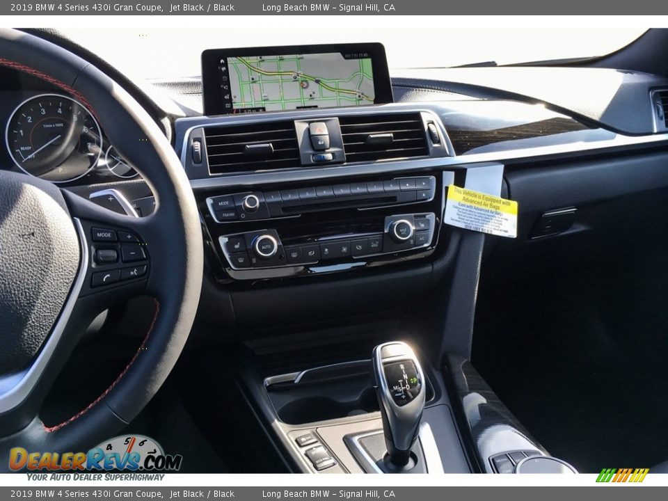 2019 BMW 4 Series 430i Gran Coupe Jet Black / Black Photo #6