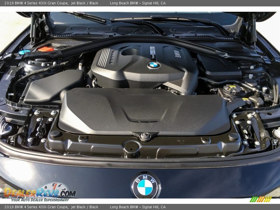 2019 BMW 4 Series 430i Gran Coupe Jet Black / Black Photo #8
