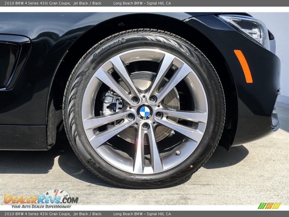 2019 BMW 4 Series 430i Gran Coupe Jet Black / Black Photo #9