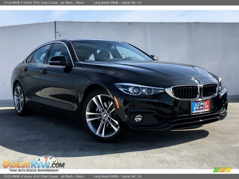 2019 BMW 4 Series 430i Gran Coupe Jet Black / Black Photo #12
