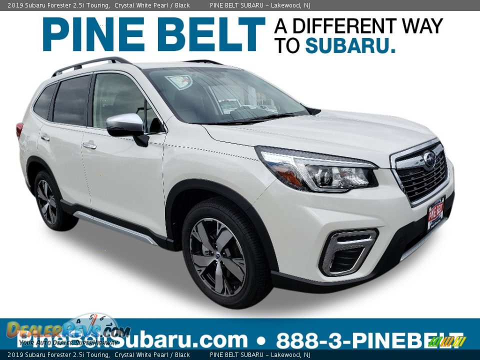 2019 Subaru Forester 2.5i Touring Crystal White Pearl / Black Photo #1