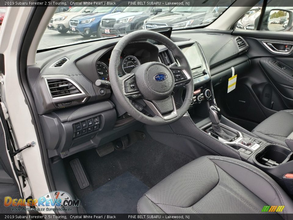 Black Interior - 2019 Subaru Forester 2.5i Touring Photo #7