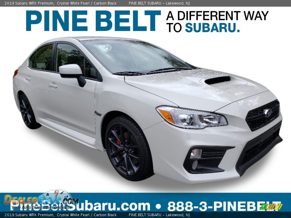 2019 Subaru WRX Premium Crystal White Pearl / Carbon Black Photo #1