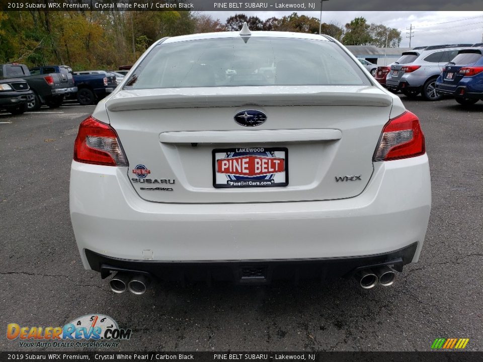 2019 Subaru WRX Premium Crystal White Pearl / Carbon Black Photo #5