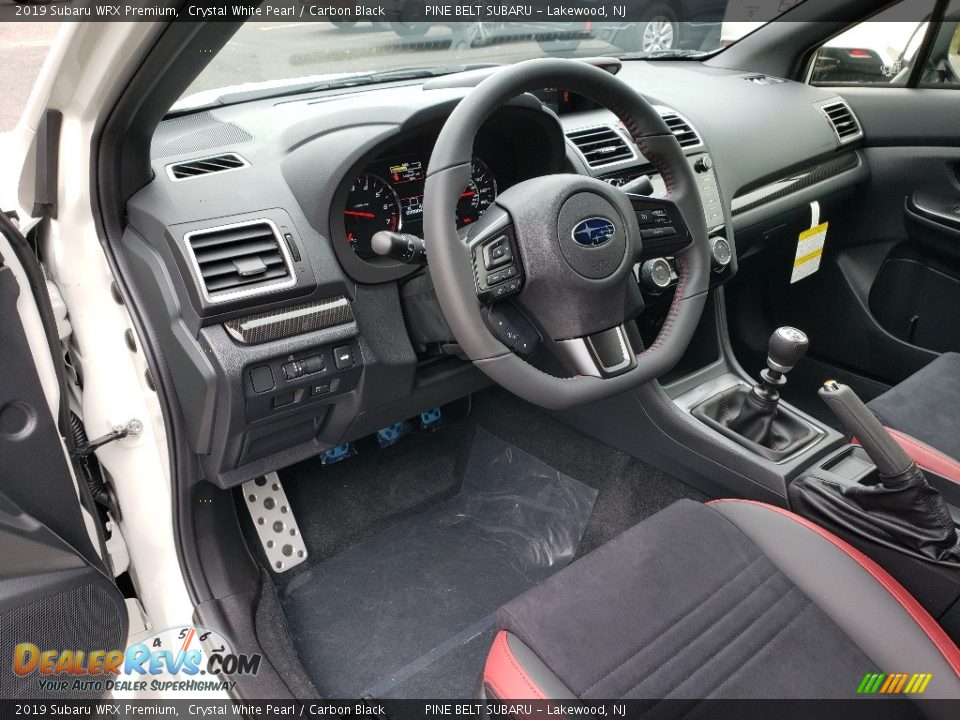 Carbon Black Interior - 2019 Subaru WRX Premium Photo #7