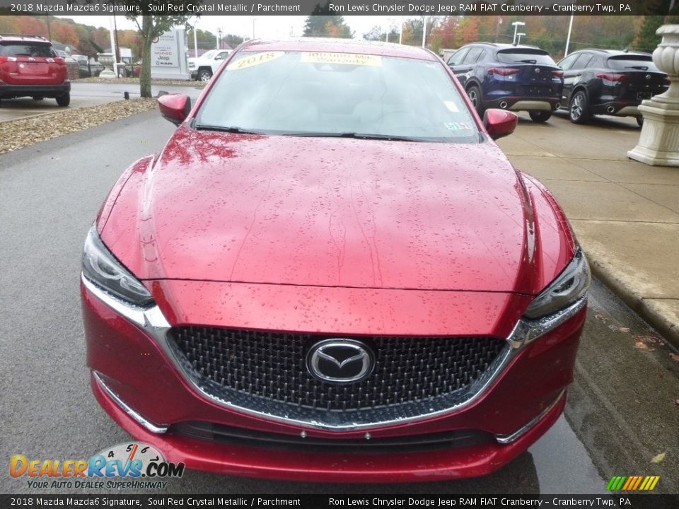 2018 Mazda Mazda6 Signature Soul Red Crystal Metallic / Parchment Photo #4
