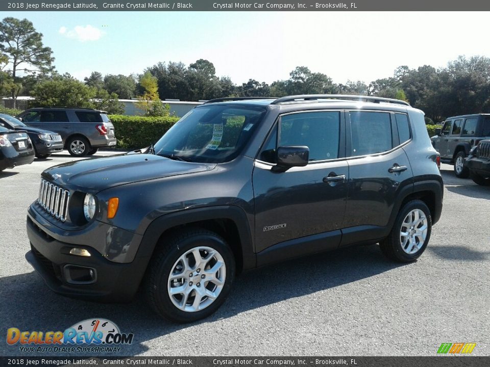 2018 Jeep Renegade Latitude Granite Crystal Metallic / Black Photo #1