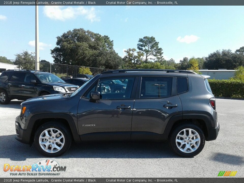 2018 Jeep Renegade Latitude Granite Crystal Metallic / Black Photo #2