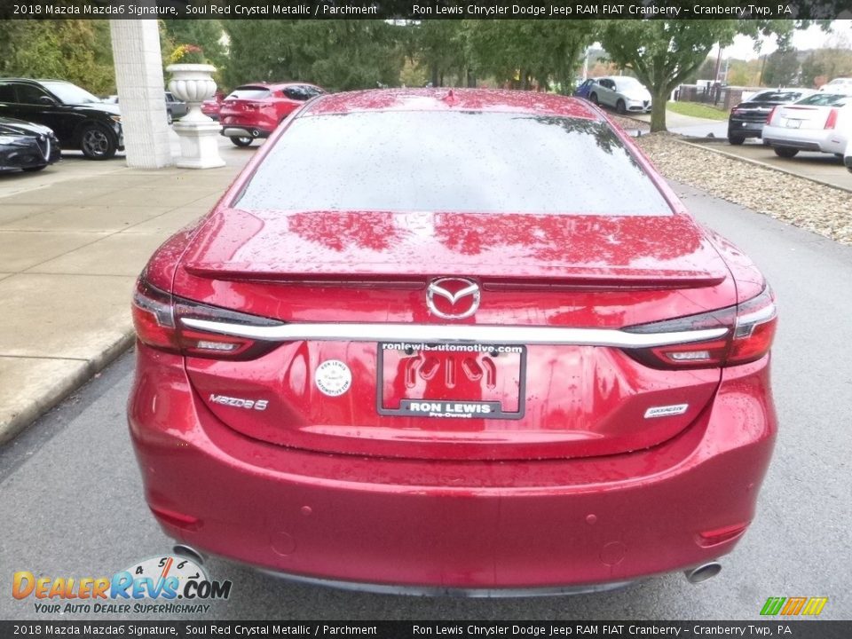 2018 Mazda Mazda6 Signature Soul Red Crystal Metallic / Parchment Photo #8