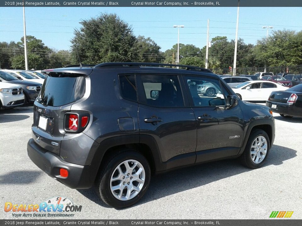 2018 Jeep Renegade Latitude Granite Crystal Metallic / Black Photo #5