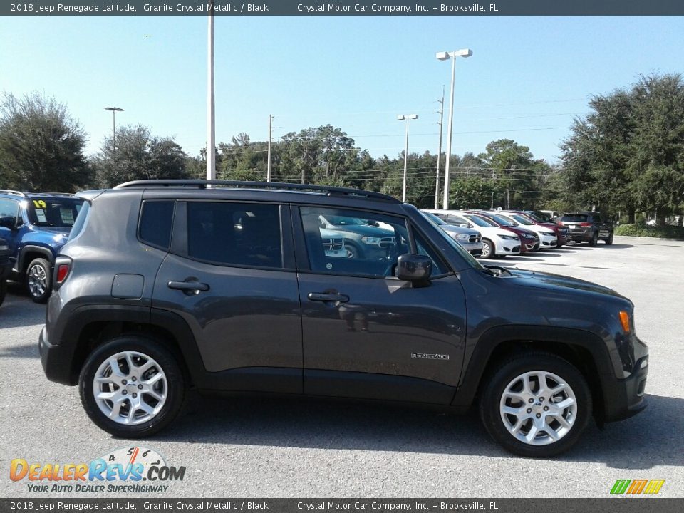 2018 Jeep Renegade Latitude Granite Crystal Metallic / Black Photo #6