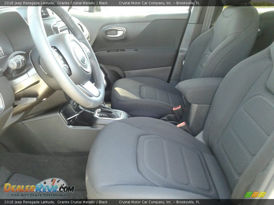 2018 Jeep Renegade Latitude Granite Crystal Metallic / Black Photo #9