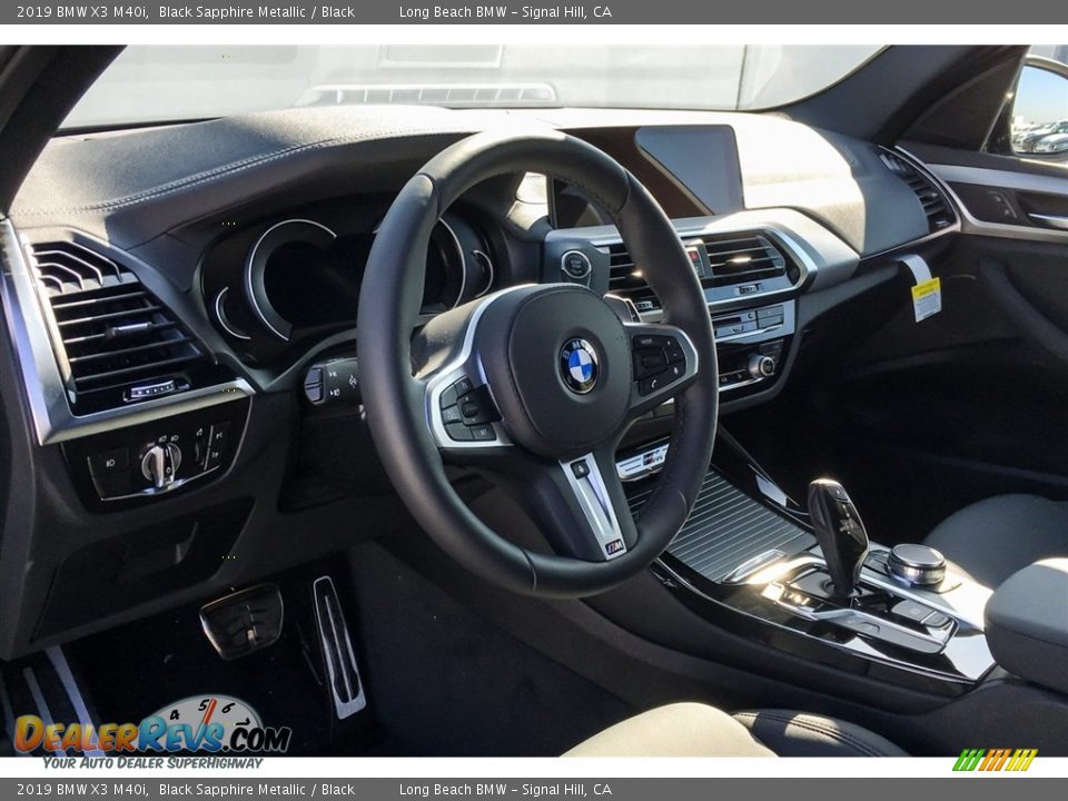 2019 BMW X3 M40i Black Sapphire Metallic / Black Photo #4