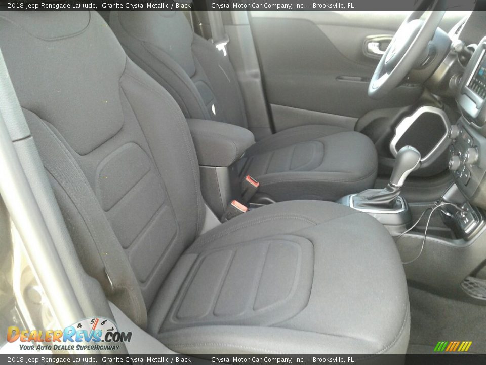 2018 Jeep Renegade Latitude Granite Crystal Metallic / Black Photo #12