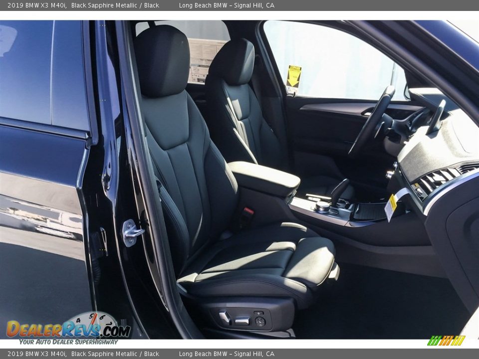 2019 BMW X3 M40i Black Sapphire Metallic / Black Photo #5