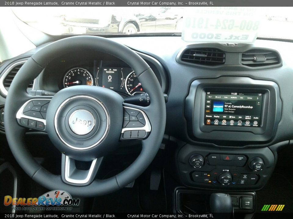 2018 Jeep Renegade Latitude Granite Crystal Metallic / Black Photo #13