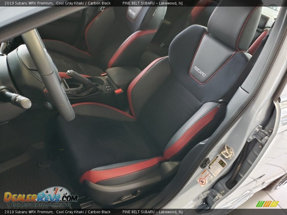 Front Seat of 2019 Subaru WRX Premium Photo #11