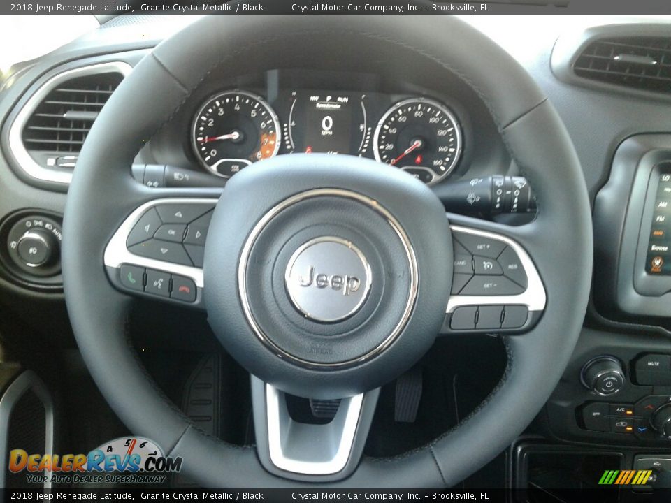 2018 Jeep Renegade Latitude Granite Crystal Metallic / Black Photo #14