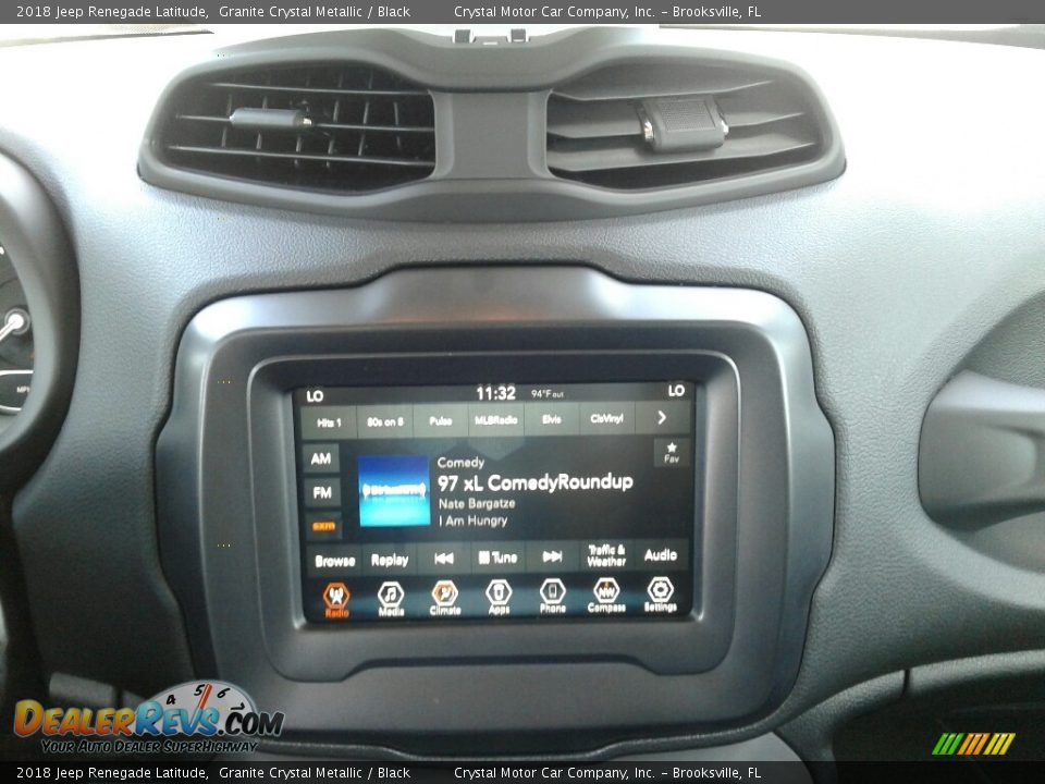 2018 Jeep Renegade Latitude Granite Crystal Metallic / Black Photo #15