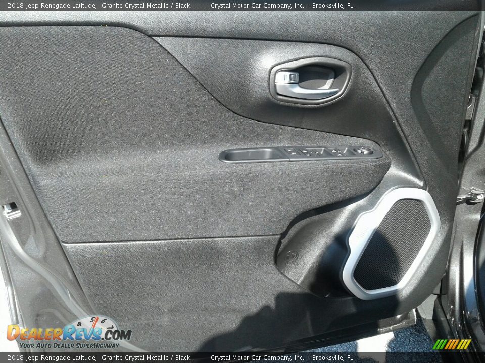 2018 Jeep Renegade Latitude Granite Crystal Metallic / Black Photo #17
