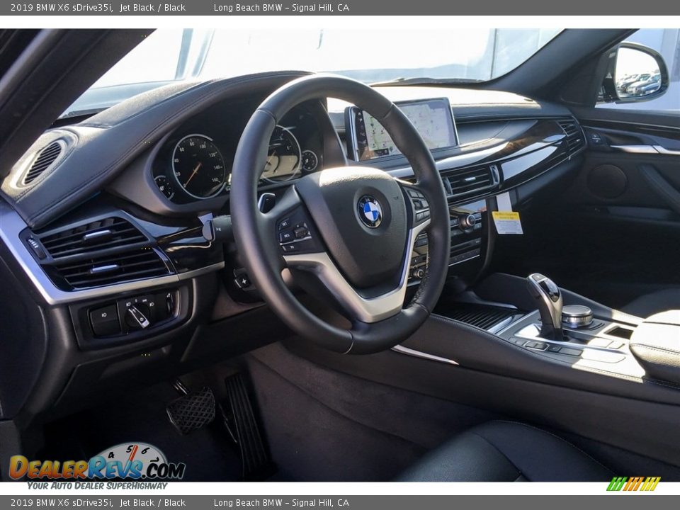 2019 BMW X6 sDrive35i Jet Black / Black Photo #4