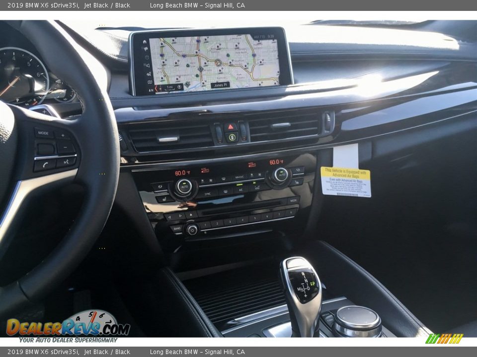 2019 BMW X6 sDrive35i Jet Black / Black Photo #6