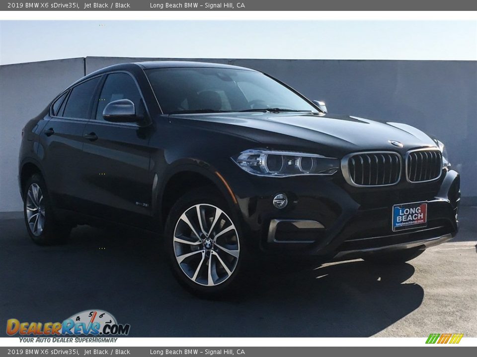 2019 BMW X6 sDrive35i Jet Black / Black Photo #12