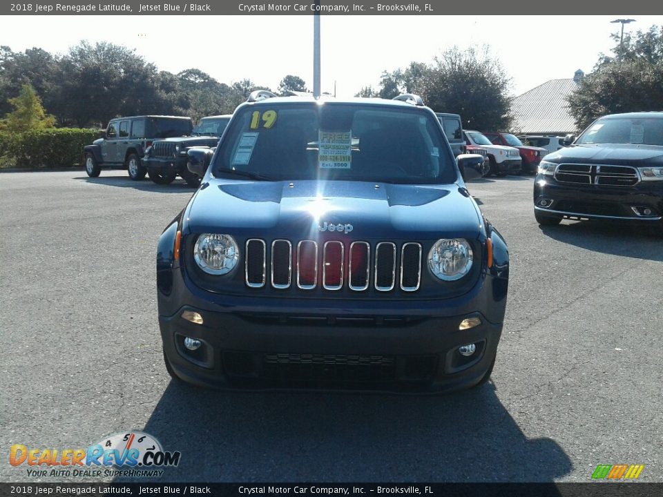 2018 Jeep Renegade Latitude Jetset Blue / Black Photo #8