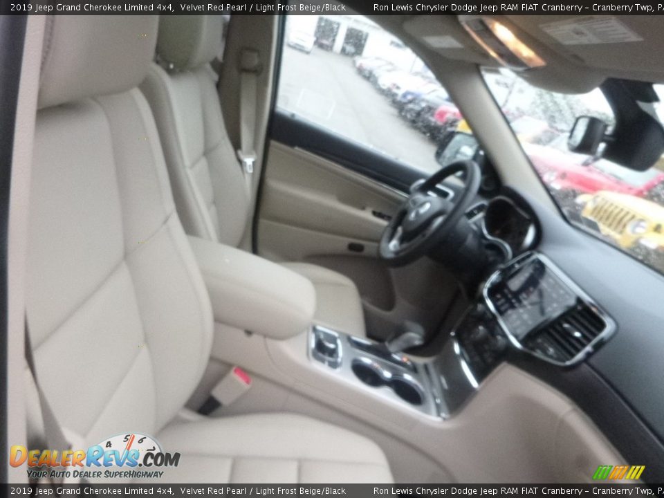 2019 Jeep Grand Cherokee Limited 4x4 Velvet Red Pearl / Light Frost Beige/Black Photo #10