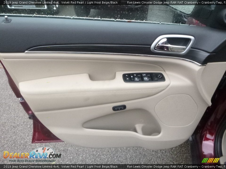 2019 Jeep Grand Cherokee Limited 4x4 Velvet Red Pearl / Light Frost Beige/Black Photo #14