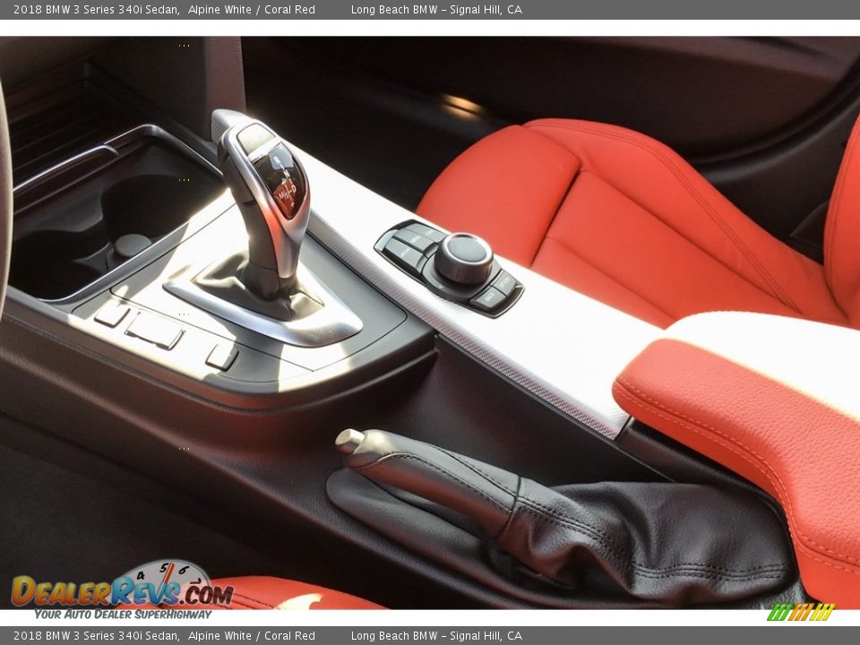 2018 BMW 3 Series 340i Sedan Alpine White / Coral Red Photo #7