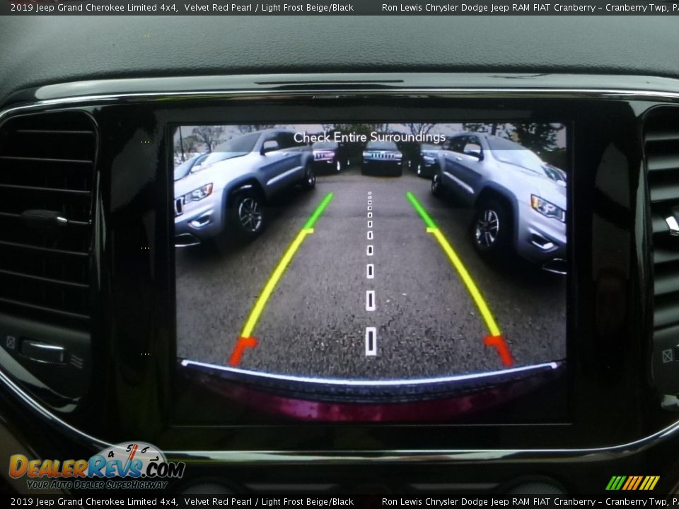 2019 Jeep Grand Cherokee Limited 4x4 Velvet Red Pearl / Light Frost Beige/Black Photo #19
