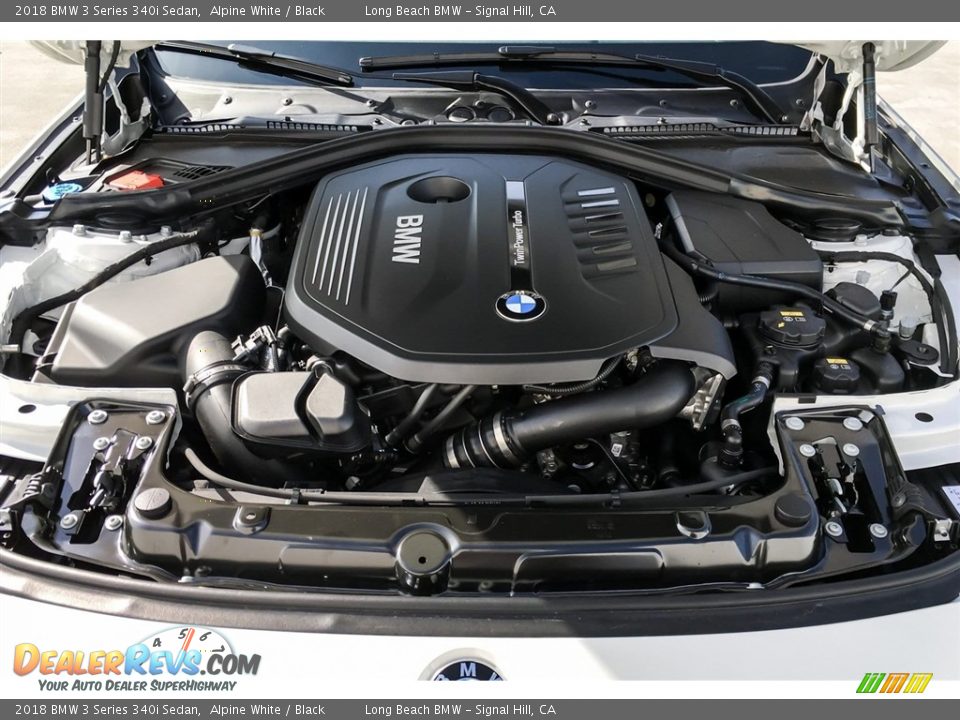 2018 BMW 3 Series 340i Sedan Alpine White / Black Photo #8