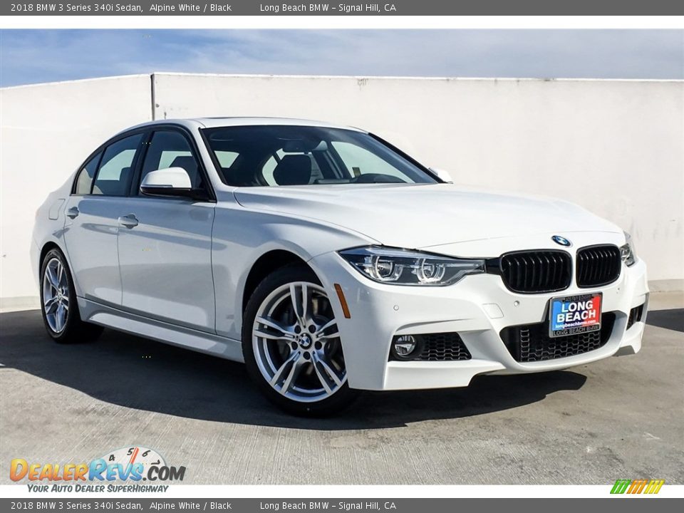 2018 BMW 3 Series 340i Sedan Alpine White / Black Photo #12