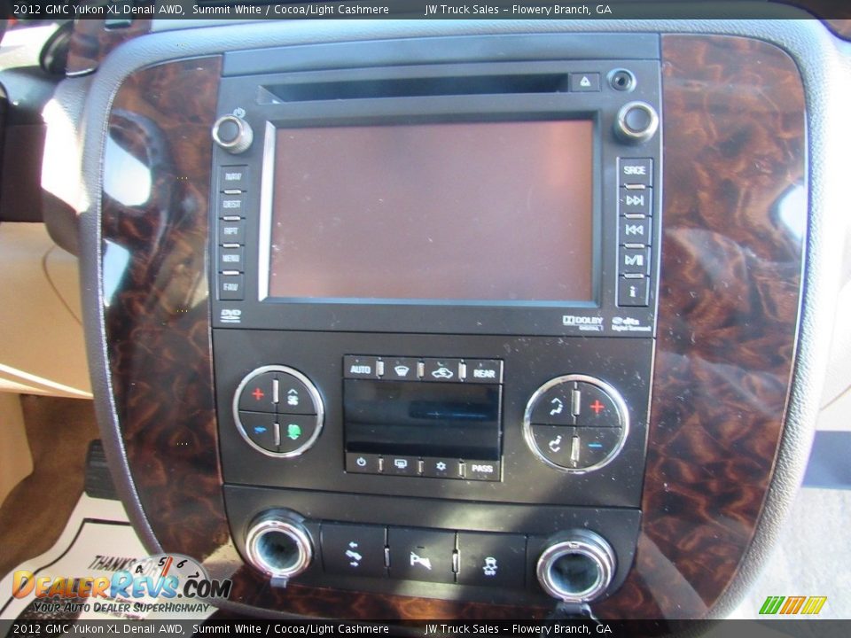 2012 GMC Yukon XL Denali AWD Summit White / Cocoa/Light Cashmere Photo #15