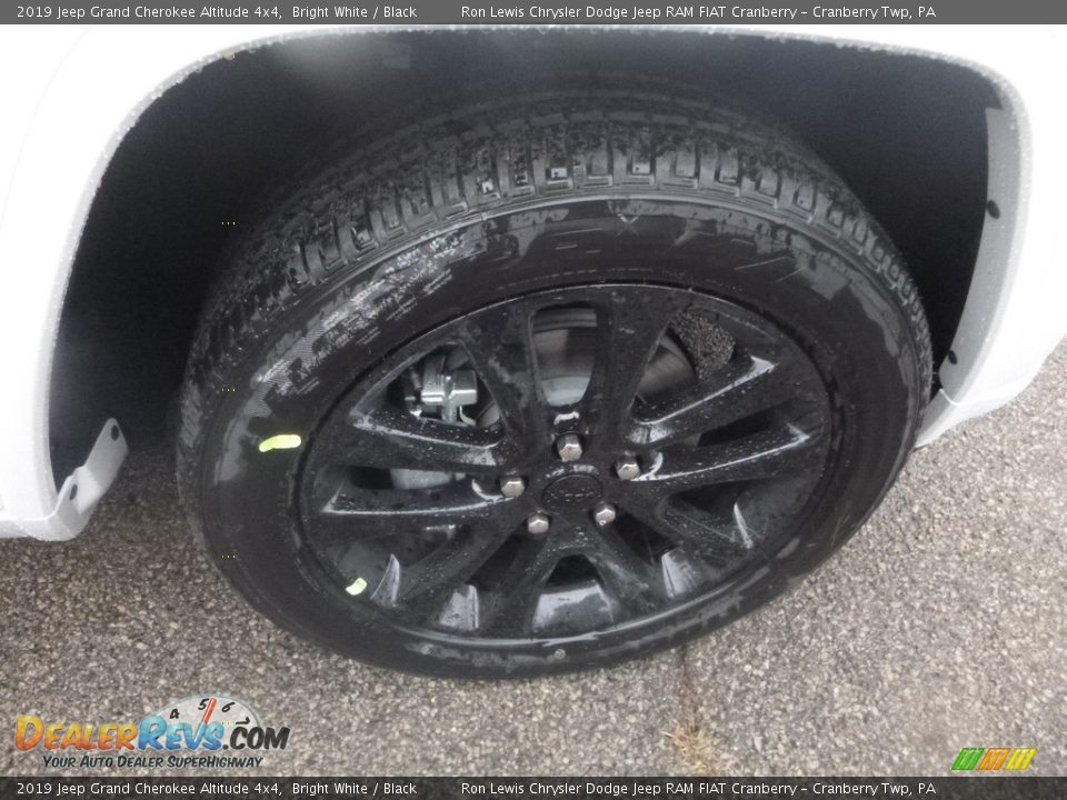 2019 Jeep Grand Cherokee Altitude 4x4 Bright White / Black Photo #9