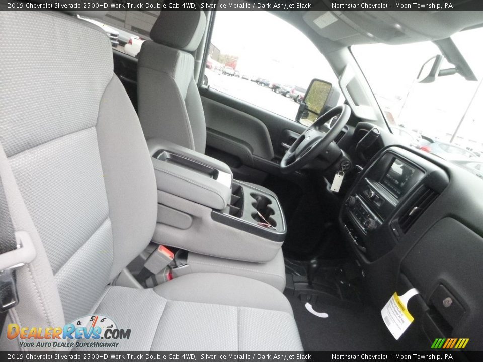 Front Seat of 2019 Chevrolet Silverado 2500HD Work Truck Double Cab 4WD Photo #9
